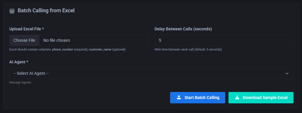 Batch Campaign Management